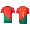Herren Fußballbekleidung Portugal Ruben Dias #4 Heimtrikot WM 2022 Kurzarm